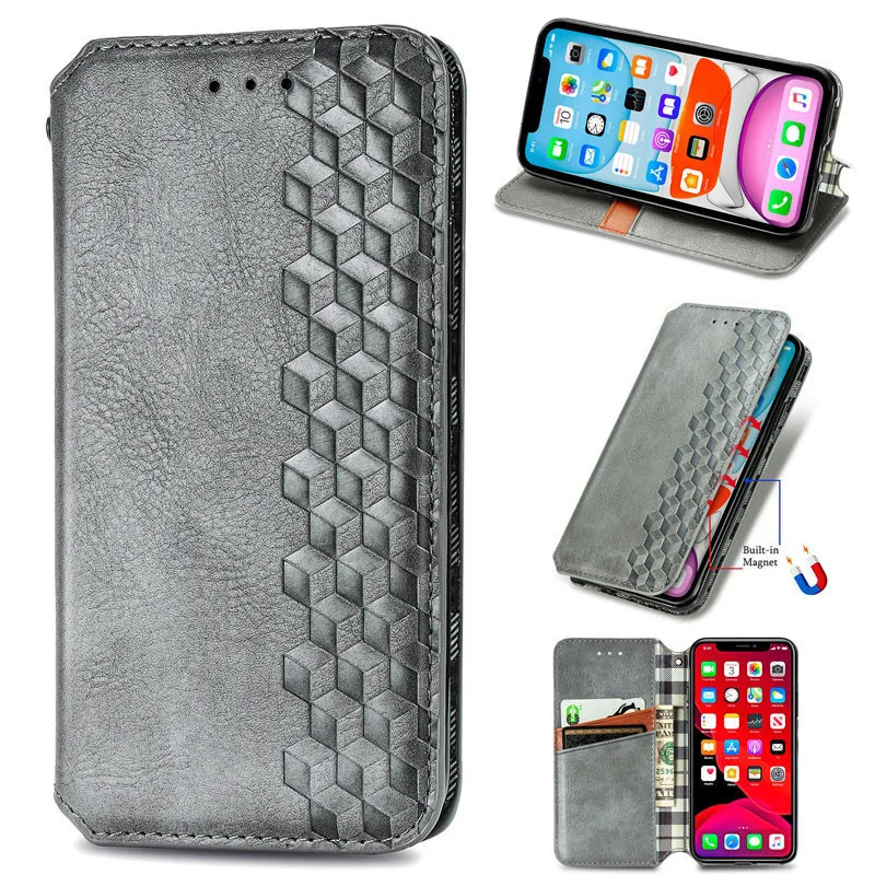 Шкіряний чохол книжка GETMAN Cubic (PU) для Oppo A73