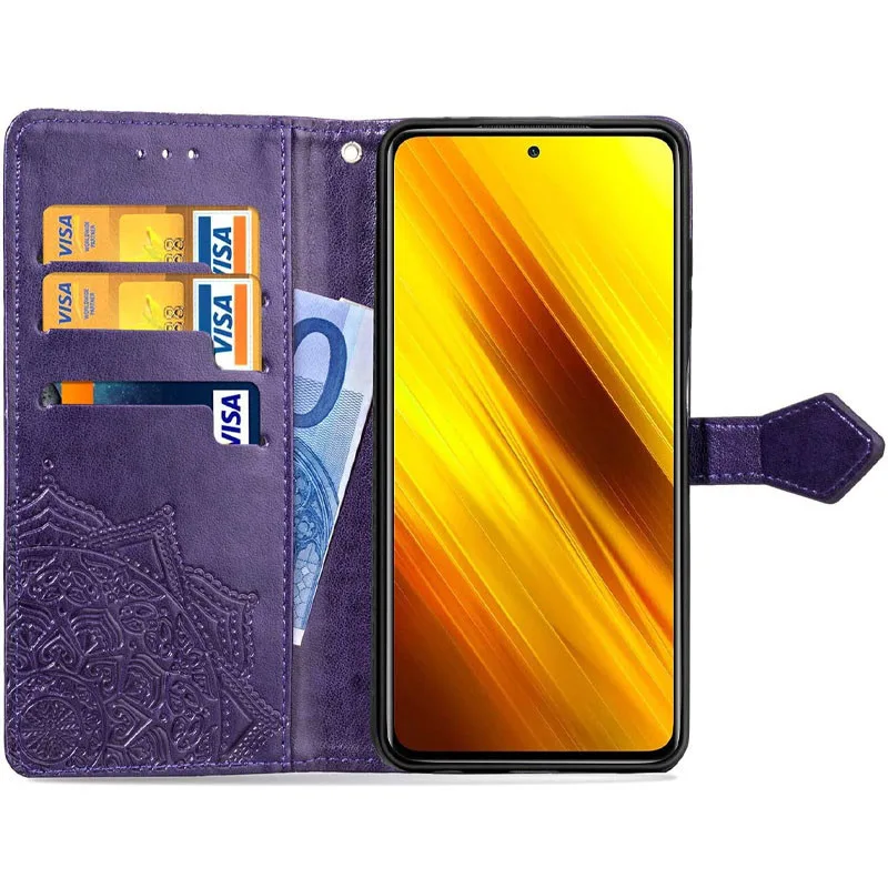Шкіряний чохол (книжка) Art Case з візитницею для TECNO POP 4