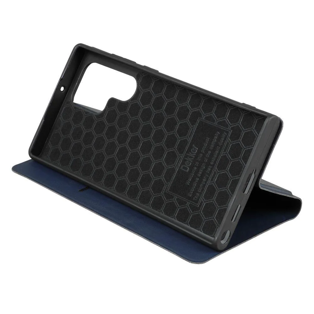 Чохол-книжка Elastic PU+TPU для Samsung S22 Ultra Колір Чорний