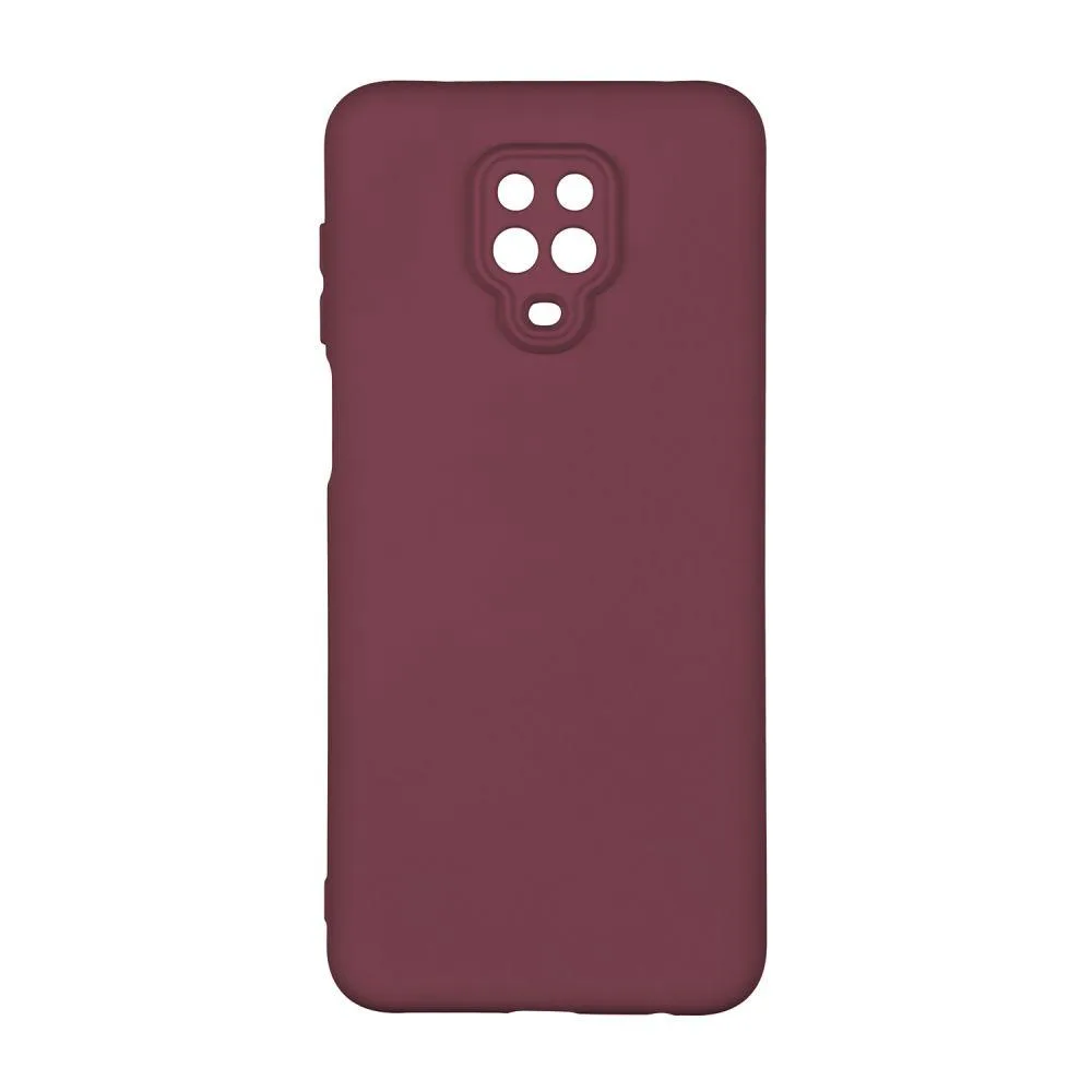 Чохол Silicone Cover Full Camera (A) для Xiaomi Redmi Note 9s / Note 9 Pro / Note 9 Pro Max Колір 42.Maroon