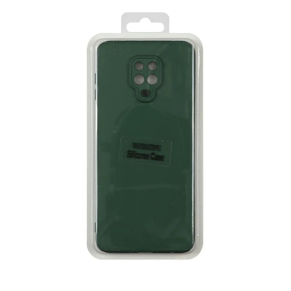 Чехол Silicone Cover Full Camera (A) для Xiaomi Redmi Note 9s / Note 9 Pro / Note 9 Pro Max Цвет 71.Dark Green