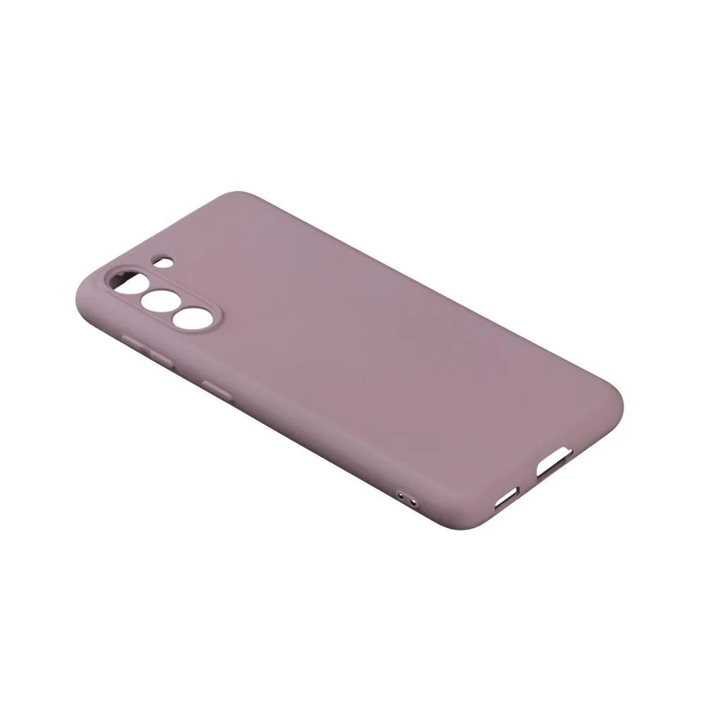 Чохол Silicone Cover з повним захистом камери (A) для Samsung Galaxy S21 (G991) Колір 19.Рожевий пісок