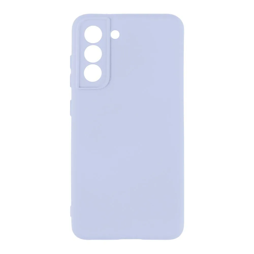 Чехол Silicone Cover з повним захистом камери (A) для Samsung Galaxy S21 FE (G990) Колір 05.Бузковий
