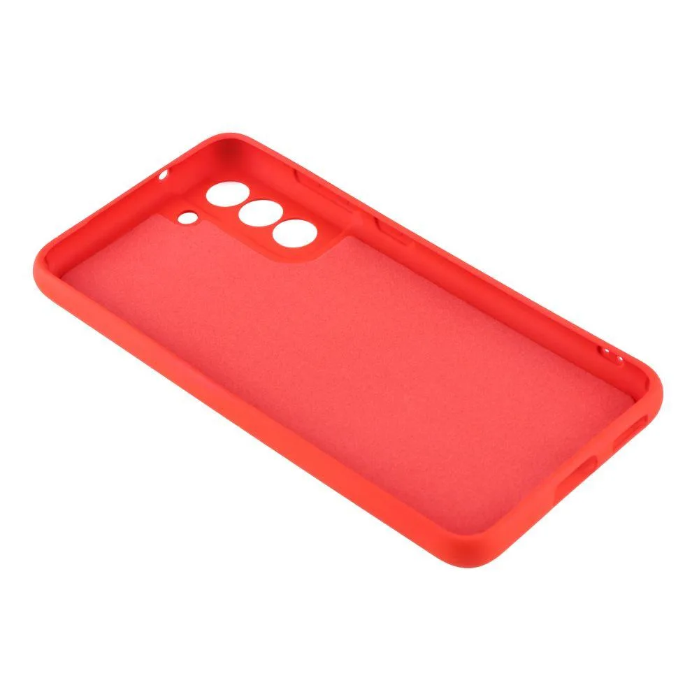 Чехол Silicone Cover з повним захистом камери (A) для Samsung Galaxy S21 FE (G990) Колір 05.Бузковий