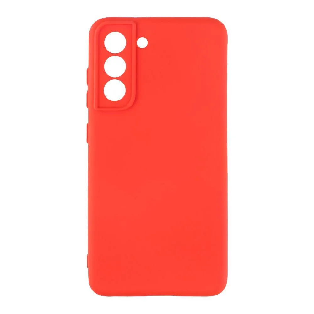 Чехол Silicone Cover з повним захистом камери (A) для Samsung Galaxy S21 FE (G990) Колір 42.Бордовий