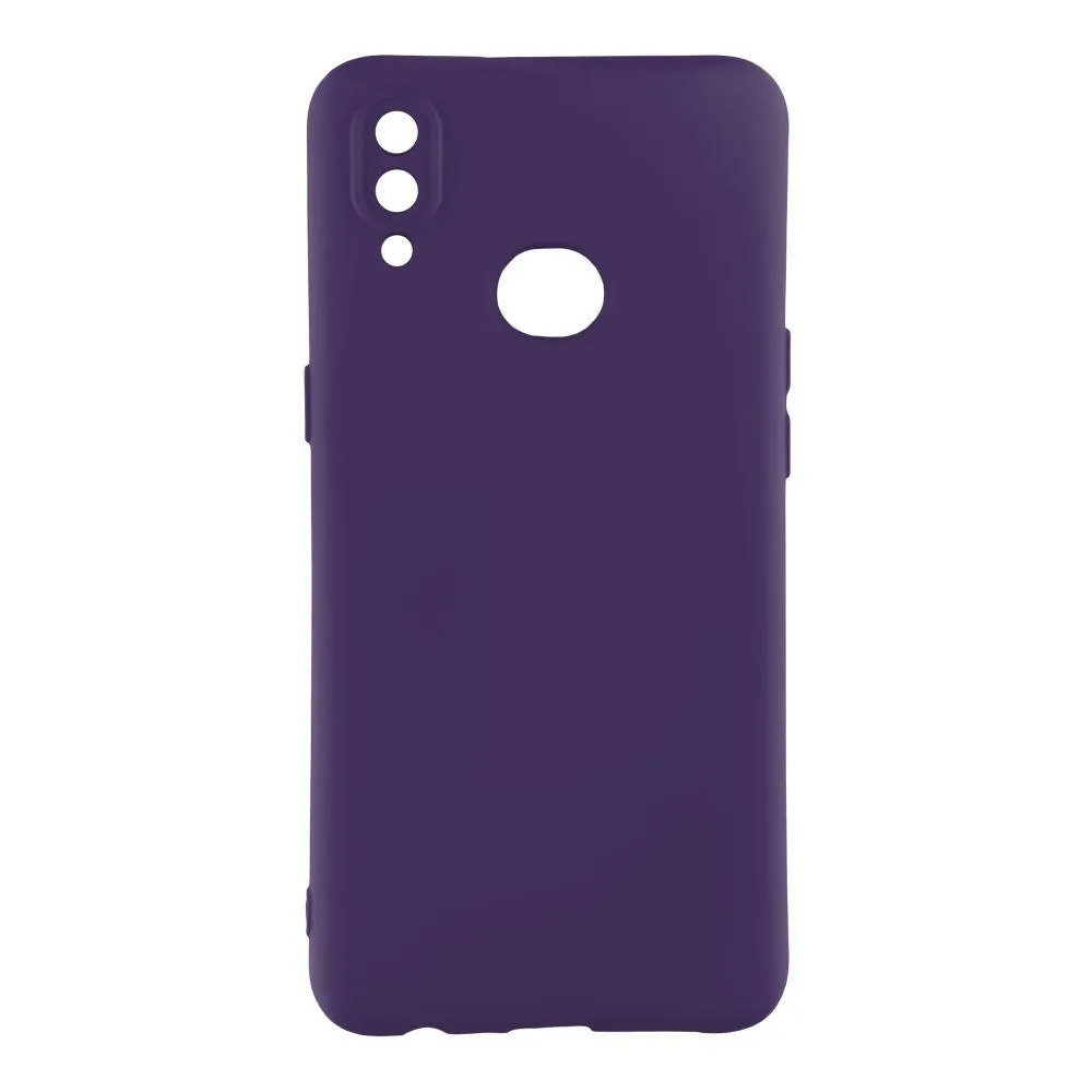 Чехол Silicone Cover з повним захистом камери (A) для Samsung Galaxy A10s (A107) Цвет 05.Бузковий