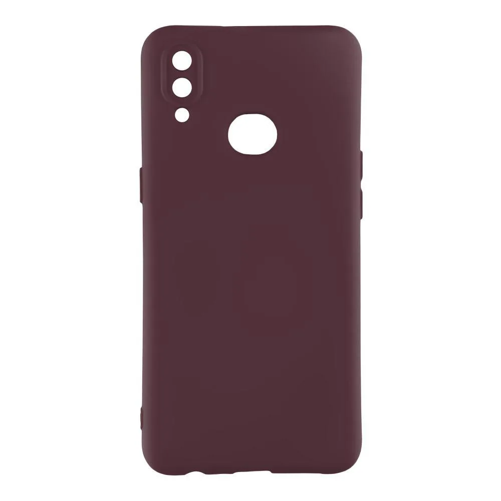 Чехол Silicone Cover з повним захистом камери (A) для Samsung Galaxy A10s (A107) Цвет 05.Бузковий