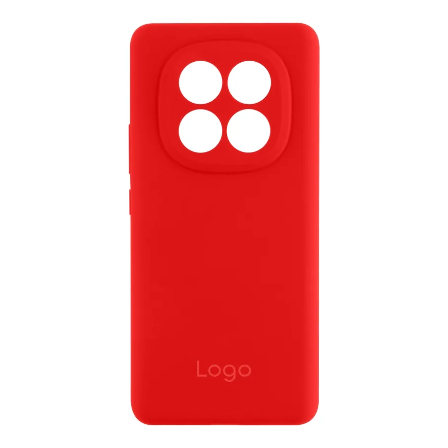 Чохол Liquid Silicone (AA) Full Camera для Xiaomi Redmi Note 14 Pro+ 5G 14.Red
