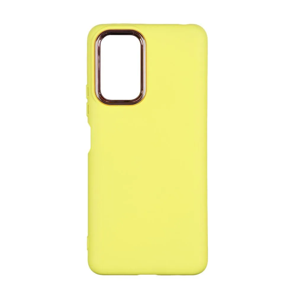 Чохол Silicone Cover Metal frame (AA) для Xiaomi Червонийmi Note 10 Pro/10 Pro Max 4G Колір 38.Shiny Рожевий