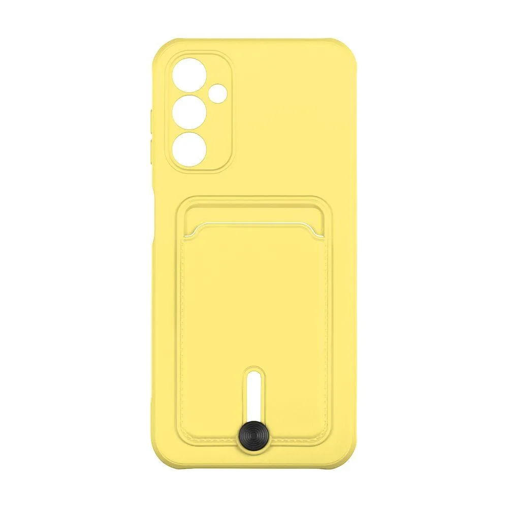 Чохол TPU Colorfull Pocket Card для Samsung Galaxy A14 4G/5G Колір 42.Бордовий