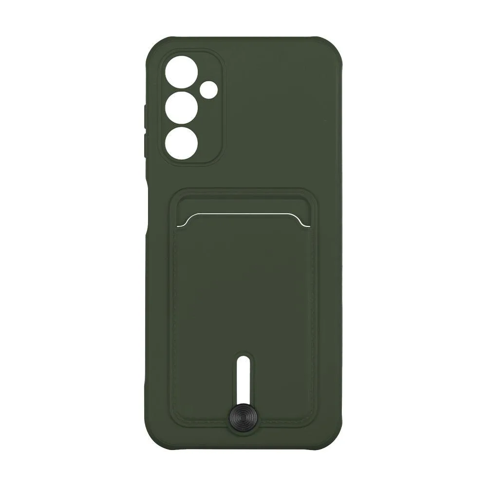 Чохол TPU Colorfull Pocket Card для Samsung Galaxy A14 4G/5G Колір 42.Бордовий