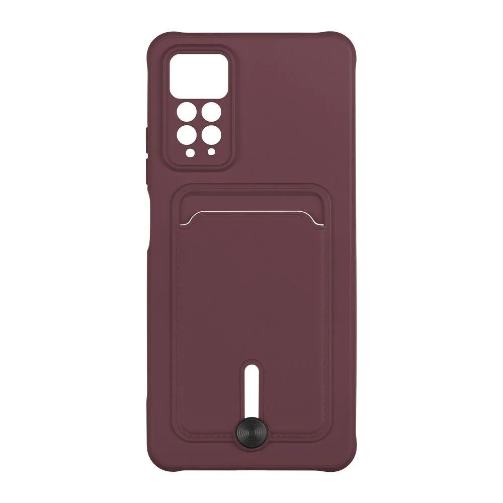Чохол TPU Colorfull Pocket Card для Xiaomi Червонийmi Note 11 Pro 4G/5G / 12 Pro 4G Колір 04.Yellow