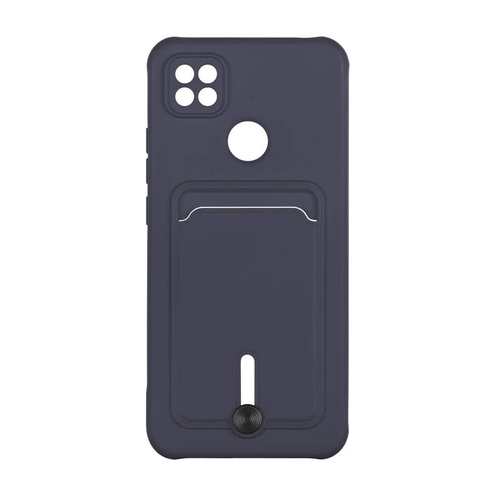Чохол TPU Colorfull Pocket Card для Xiaomi Redmi 9C / 10A Колір 08.Dark blue