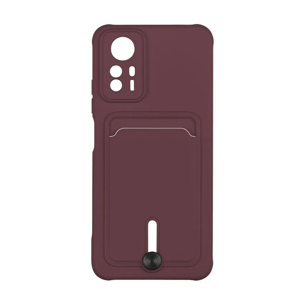 Чохол TPU Colorfull Pocket Card для Xiaomi Червонийmi Note 12S Колір 54.Atrovirens