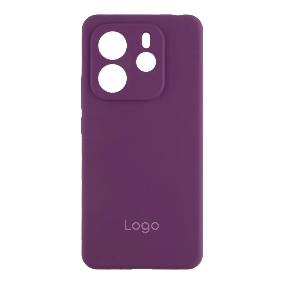 Чохол Liquid Silicone (AA) Full Camera для Xiaomi Redmi Note 14 5G 43.Grape