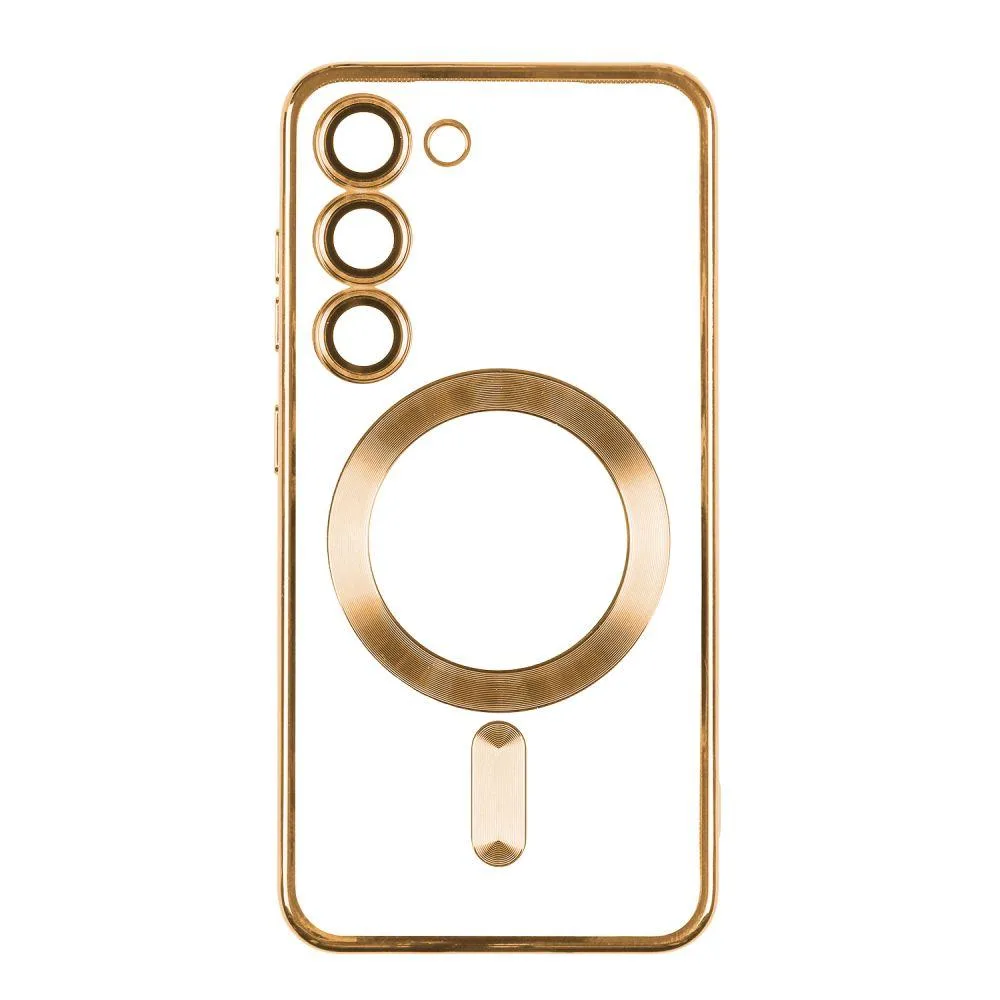 Чохол TPU Metallic із захистом камери with Magsafe для Samsung Galaxy S21 FE (G990) Колір Purple