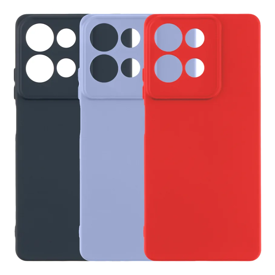 Чохол Silicone Cover Full Camera (A) для Motorola Edge 50 Pro 14.Red