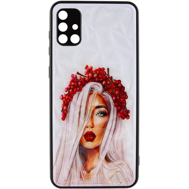 TPU+PC чохол Prisma Ladies для Samsung Galaxy A51, Ukrainian Girl