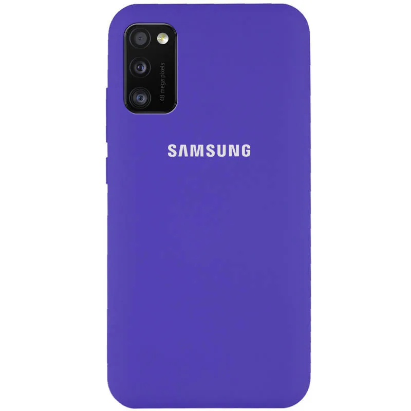 Чохол Silicone Cover Full Protective (AA) для Samsung Galaxy A41, Фіолетовий