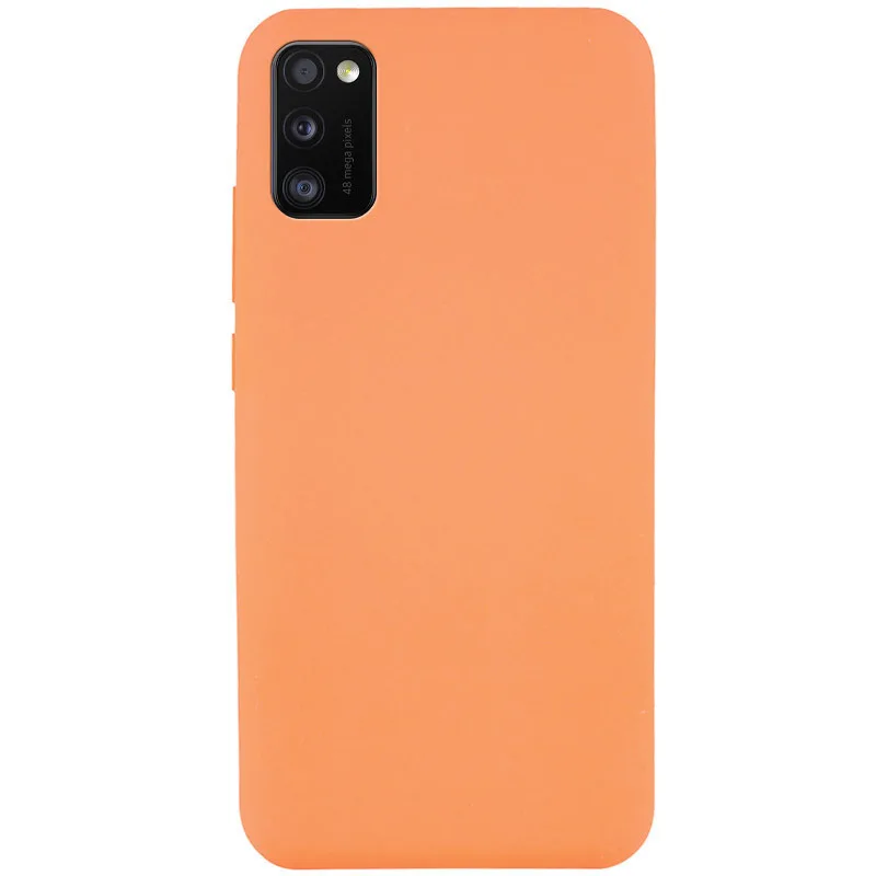 Чохол Silicone Cover Full without Logo (A) для Samsung Galaxy A41, Оранжевый