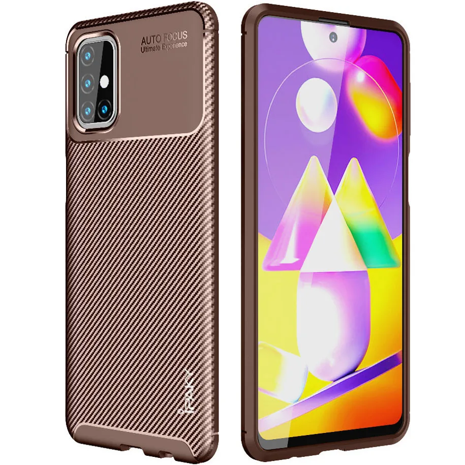 TPU чохол iPaky Kaisy Series для Samsung Galaxy M31s, Коричневий