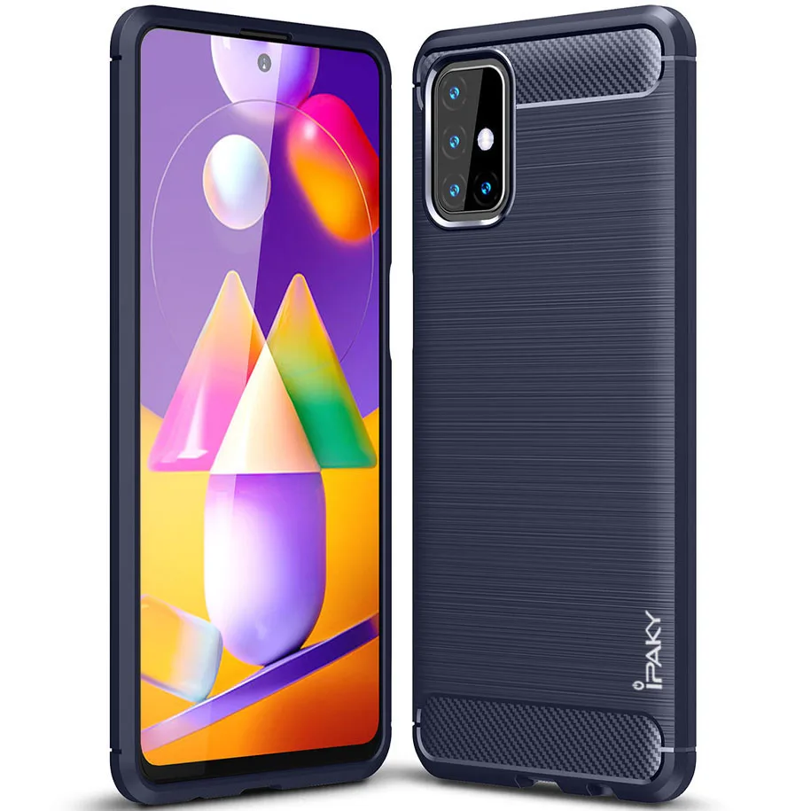 TPU чохол iPaky Slim Series для Samsung Galaxy M31s, Синій