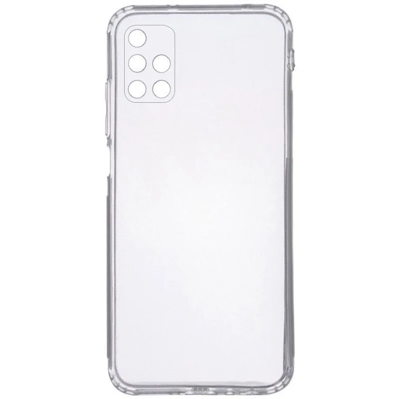 TPU чохол GETMAN Прозорий 1,0 mm для Samsung Galaxy M31s, Прозорий