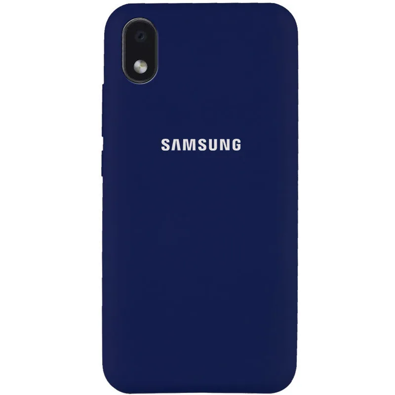 Чохол Silicone Cover Full Protective (AA) для Samsung Galaxy M01 Core / A01 Core, Синій