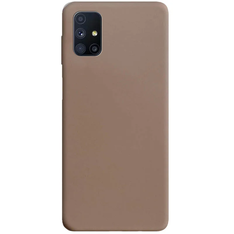 Силіконовий чохол Candy для Samsung Galaxy M51, Коричневий