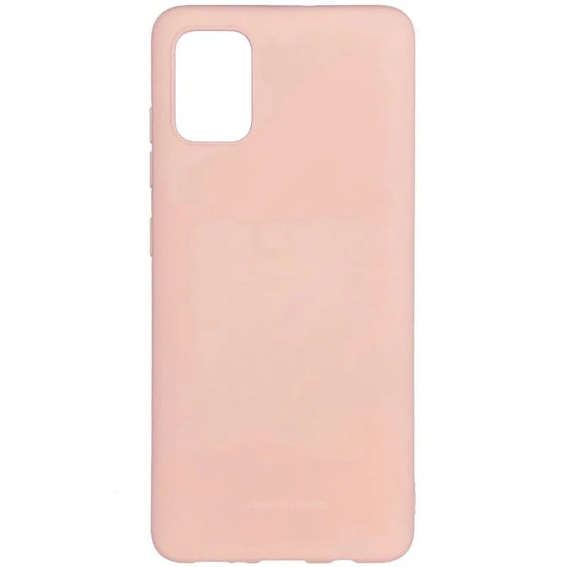 TPU чохол Molan Cano Smooth для Samsung Galaxy A02s, Рожевий