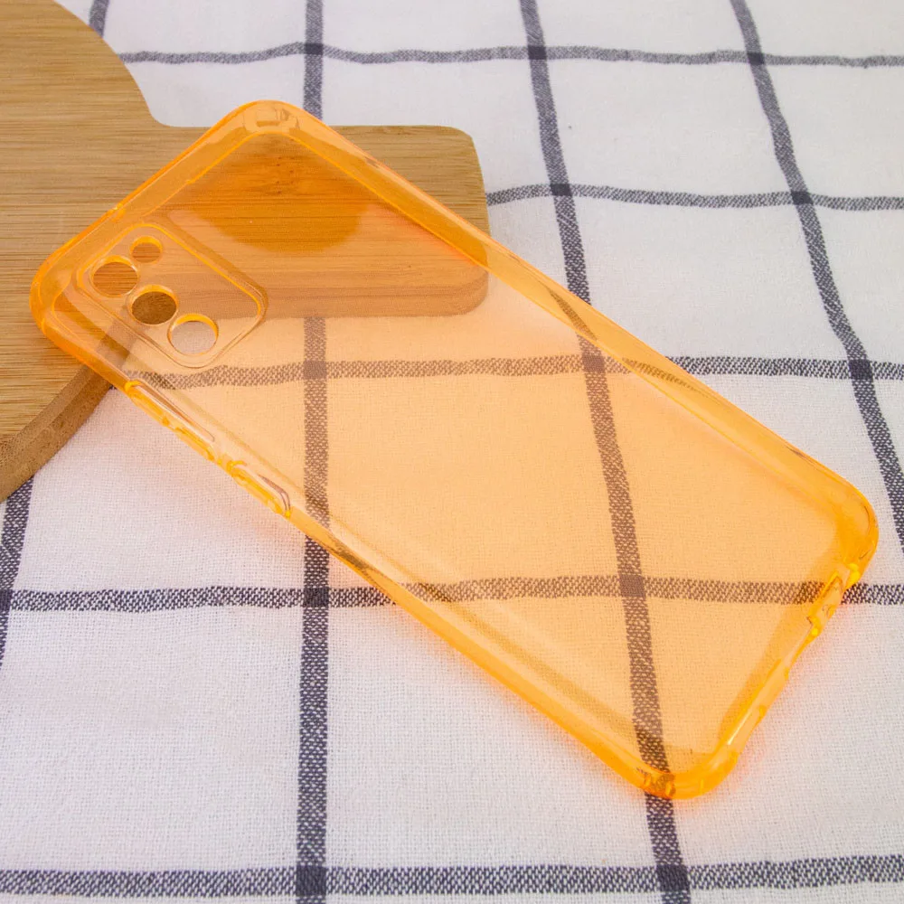 TPU чохол Ease Glossy Full Camera для Samsung Galaxy A02s, Оранжевый