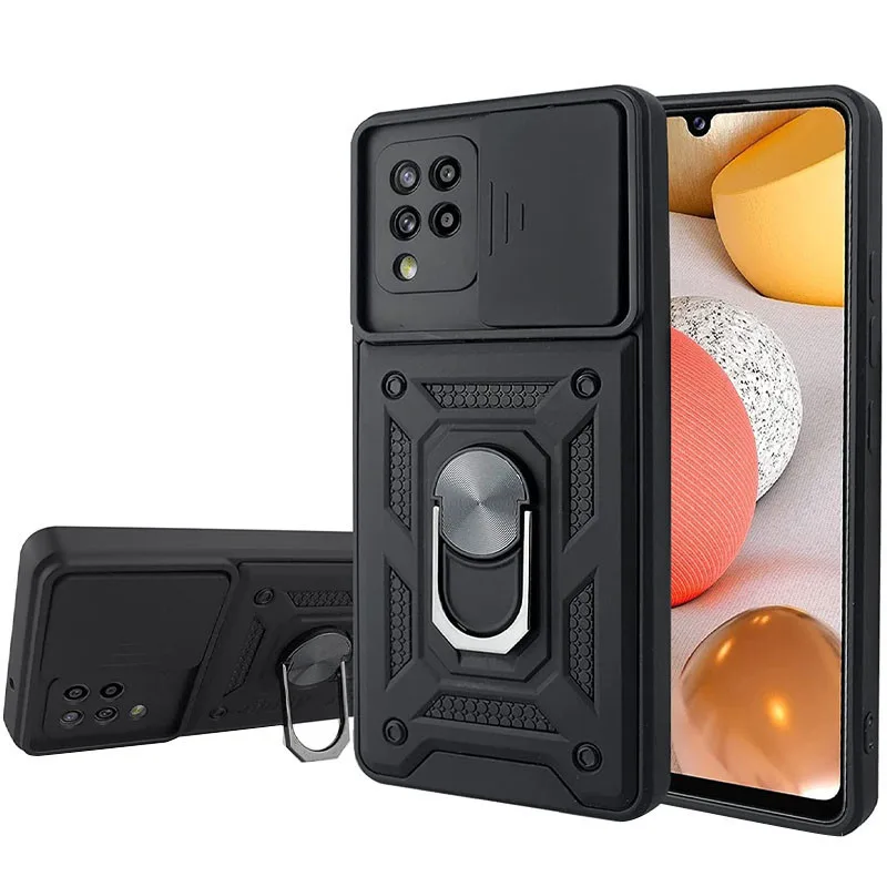 Протиударний чохол Camshield Serge Ring для Samsung Galaxy A22 4G / M32, Чорний