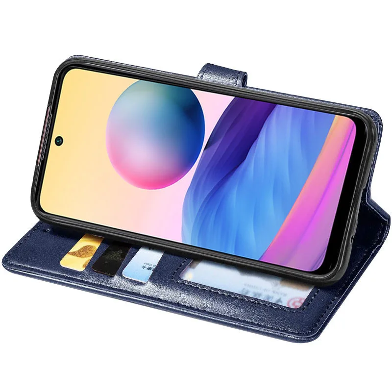 Шкіряний чохол книжка GETMAN Gallant (PU) для Samsung Galaxy M52, Синій