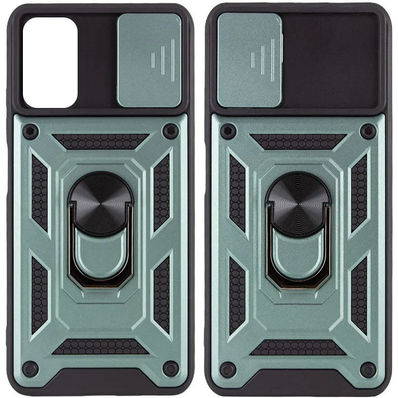 Протиударний чохол Camshield Serge Ring для Samsung Galaxy M52, Зелений