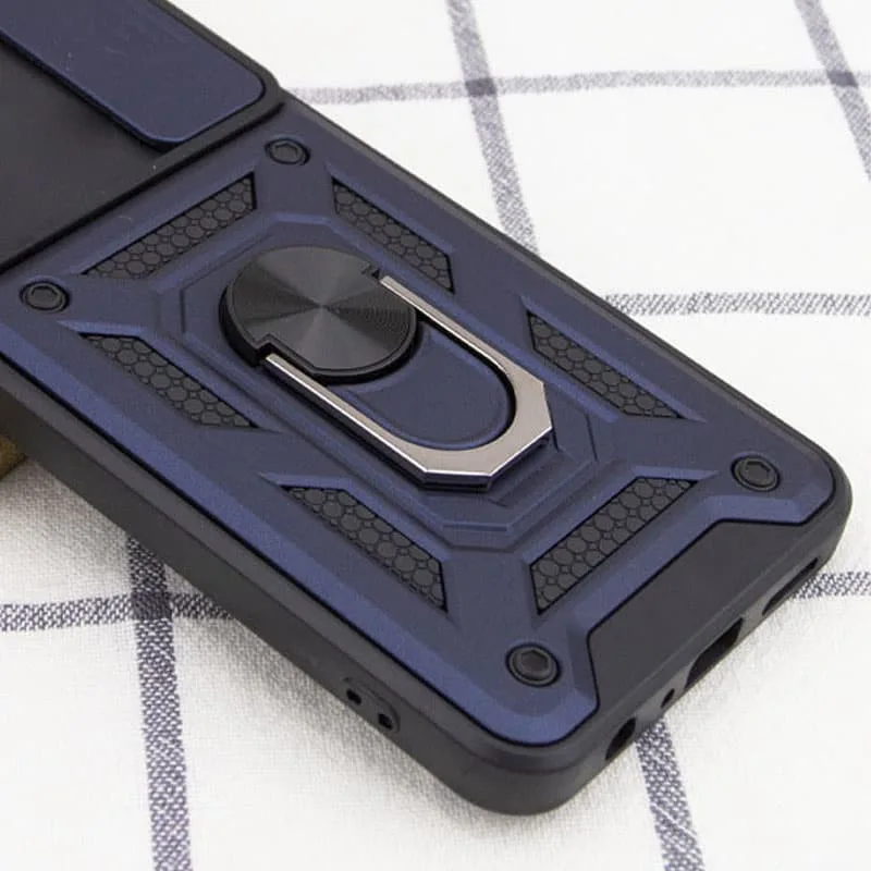 Ударостійкий чохол Camshield Serge Ring для Samsung Galaxy A03 Core, Синій
