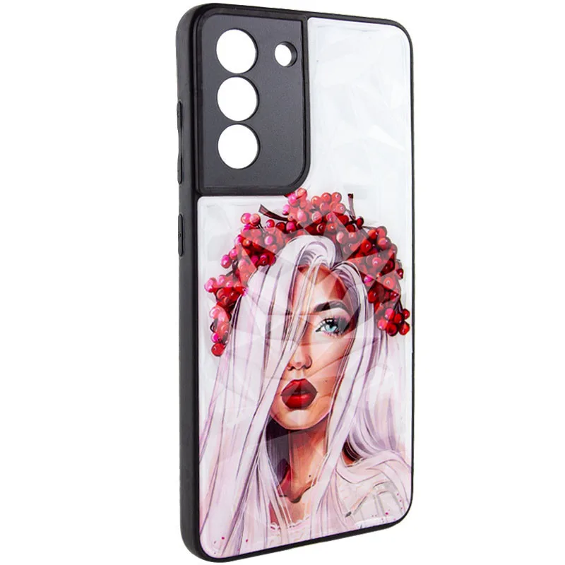 TPU+PC чохол Prisma Ladies для Samsung Galaxy S21 FE, Ukrainian Girl