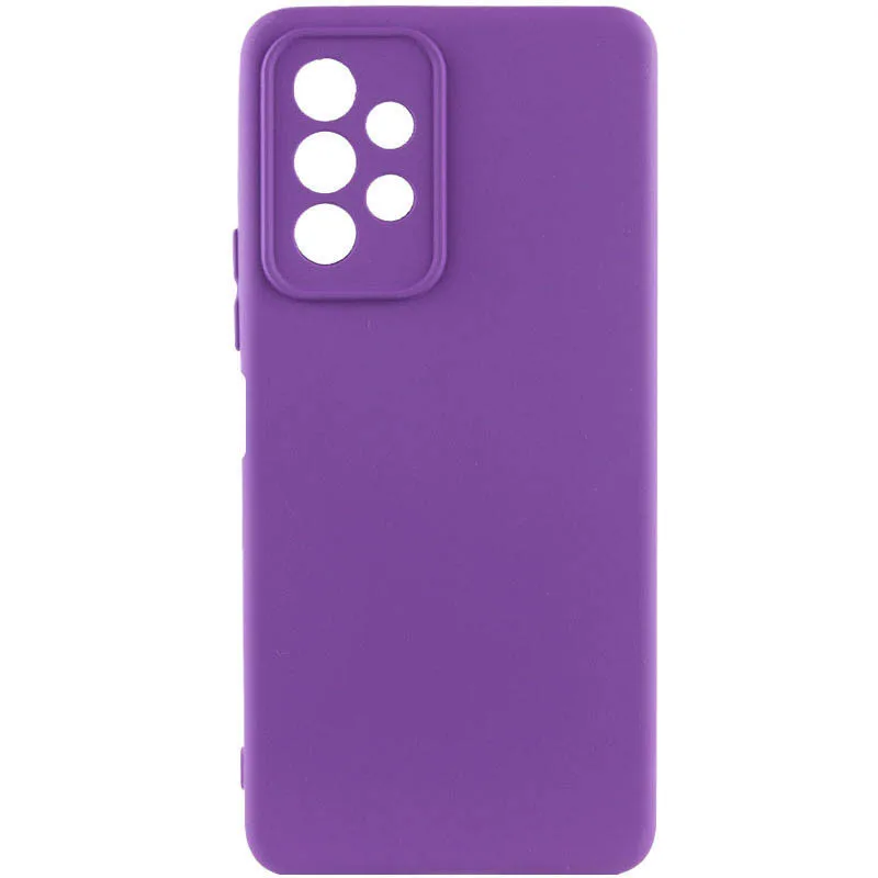 Чохол Silicone Cover Lakshmi із захистом камери (A) для Samsung Galaxy A13 4G, Фіолетовий