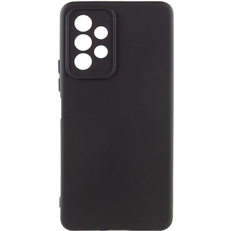 Чохол Silicone Cover Lakshmi із захистом камери (A) для Samsung Galaxy A23 4G, Чорний