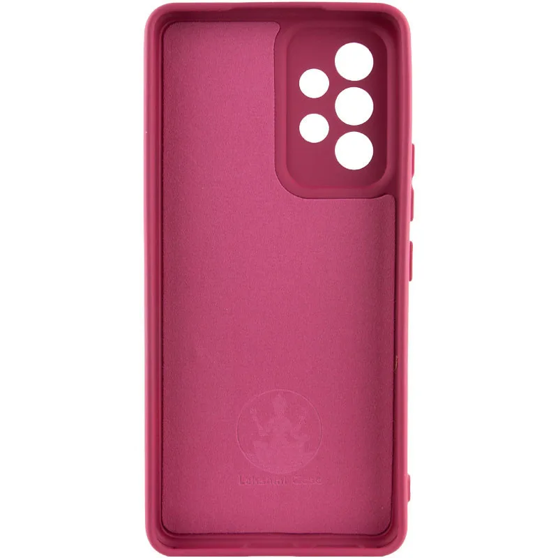 Чохол Silicone Cover Lakshmi із захистом камери (A) для Samsung Galaxy A73 5G, Бордовый