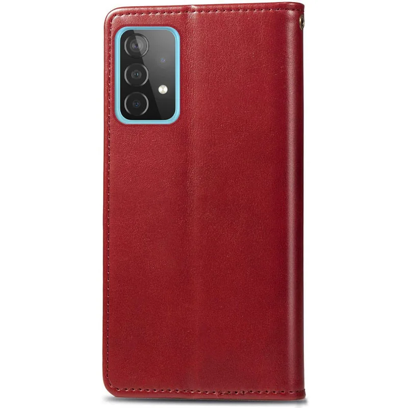 Шкіряний чохол книжка GETMAN Gallant (PU) для Samsung Galaxy A73 5G, Червоний
