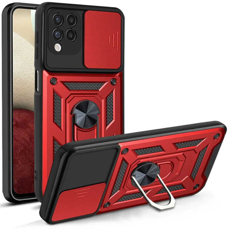 Протиударний чохол Camshield Serge Ring для Samsung Galaxy M53 5G, Червоний