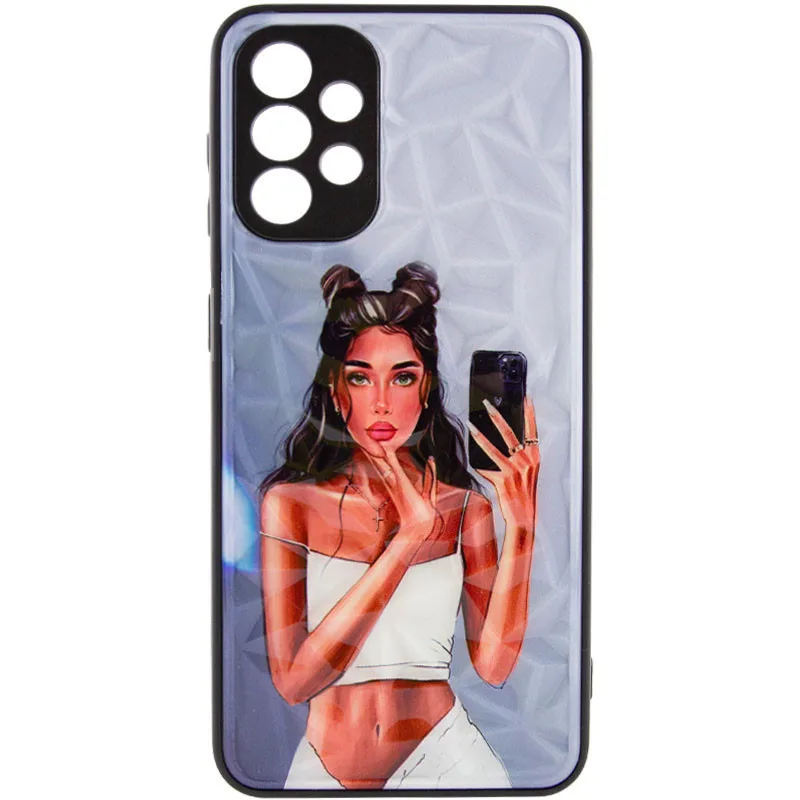 TPU+PC чохол Prisma Ladies для Samsung Galaxy A53 5G, Black in White