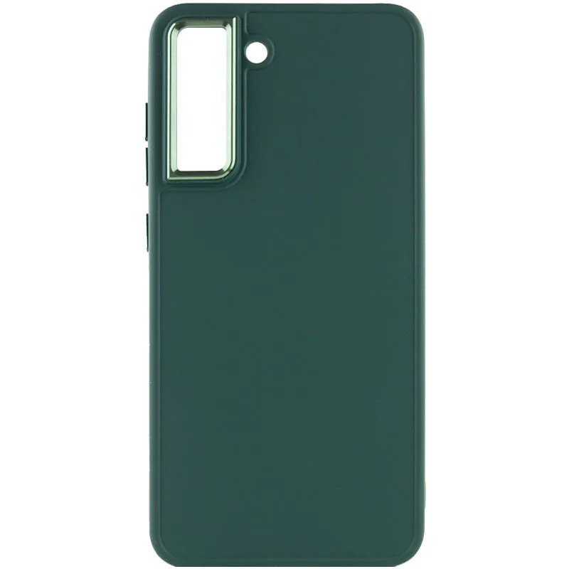 TPU чохол Bonbon Metal Style для Samsung Galaxy S21 FE, Зелений