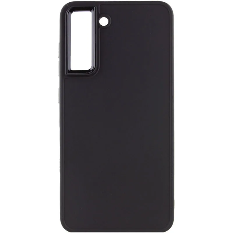 TPU чохол Bonbon Metal Style для Samsung Galaxy S21 FE, Чорний