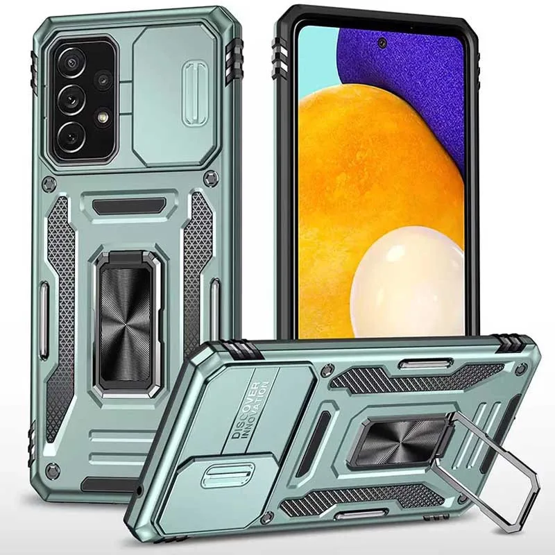 Протиударний чохол Camshield Army Ring для Samsung Galaxy A33 5G, Зелений