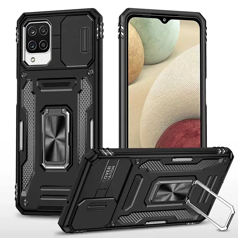 Протиударний чохол Camshield Army Ring для Samsung Galaxy M53 5G, Чорний