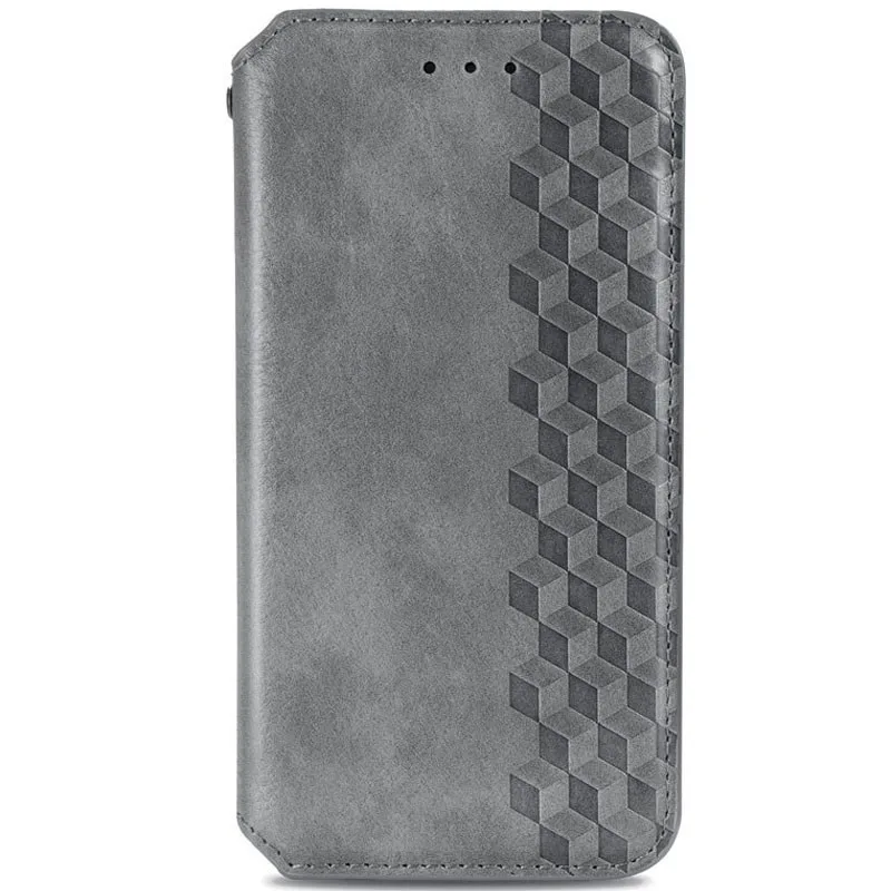 Шкіряний чохол книжка GETMAN Cubic (PU) для Samsung Galaxy A13 4G, Сірий