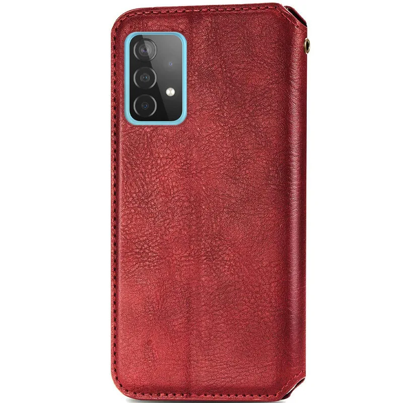 Шкіряний чохол книжка GETMAN Cubic (PU) для Samsung Galaxy A23 4G, Червоний