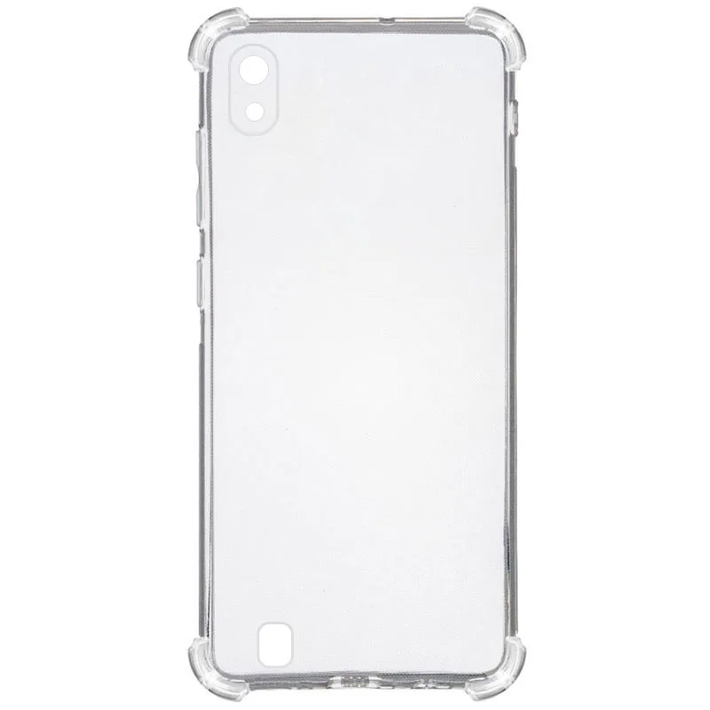 TPU чохол GETMAN Ease logo посилені кути для Samsung Galaxy A10 (A105F), Прозорий