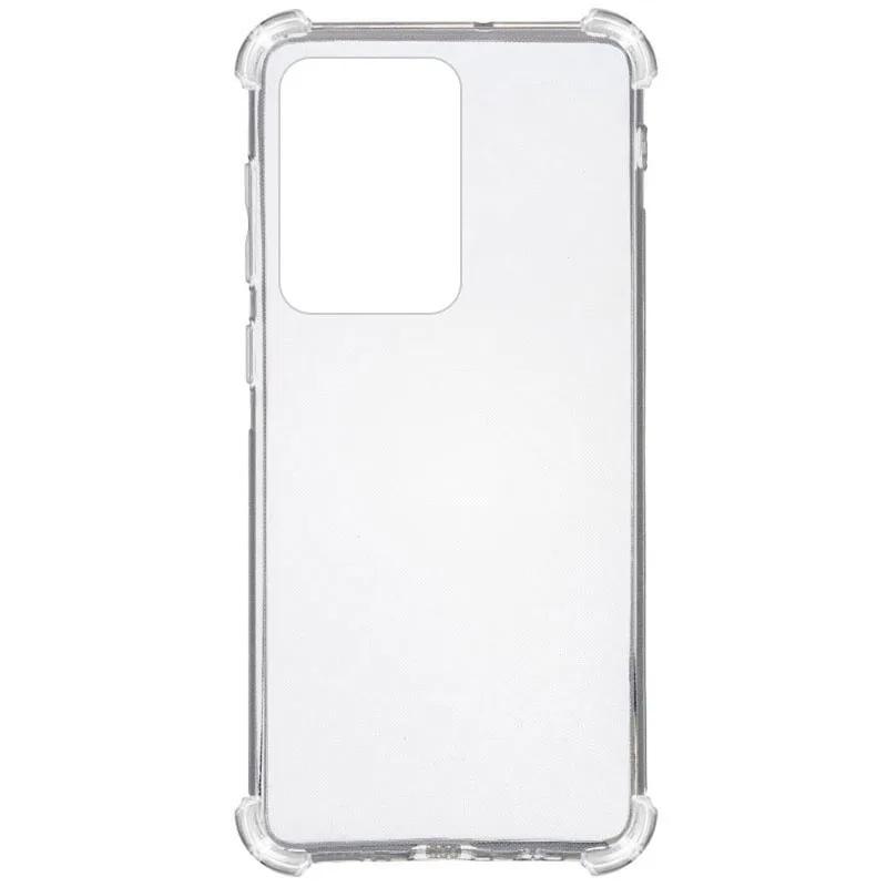 TPU чохол GETMAN Ease logo посилені кути для Samsung Galaxy S20 Ultra, Прозорий